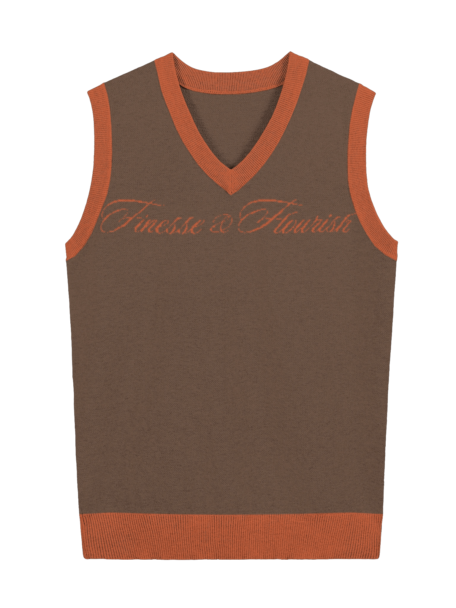 F&F Signature Rivalry Knitted V-Neck Vest product image (1)