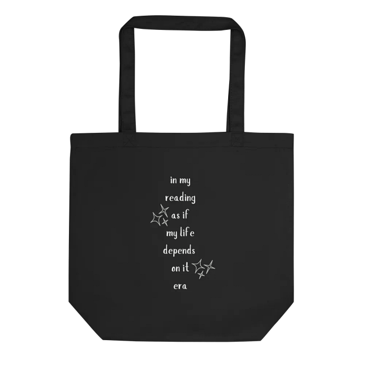 Botanical Bookish Silhouette Eco Tote product image (2)