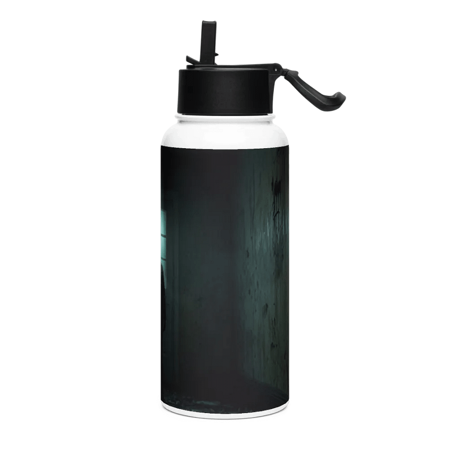 Creeper Metal Water Bottle with straw product image (3)
