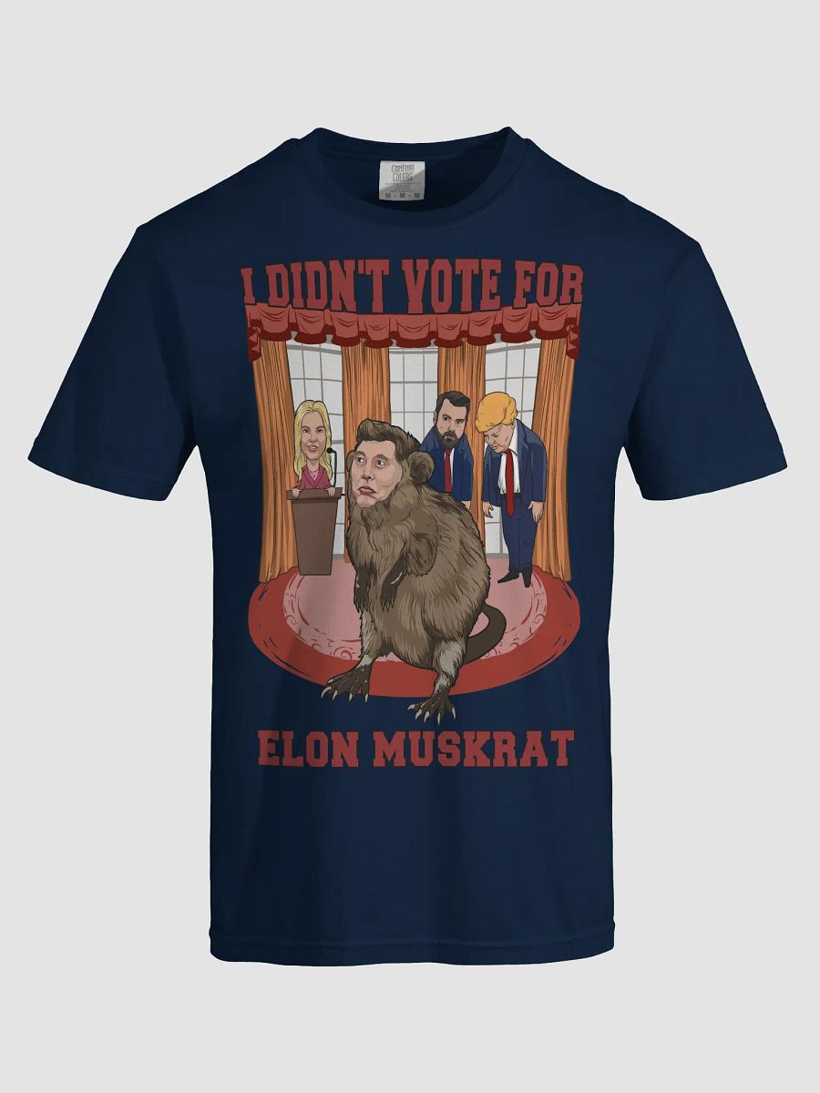 I didn't vote for Elon Muskrat tshirt product image (50)