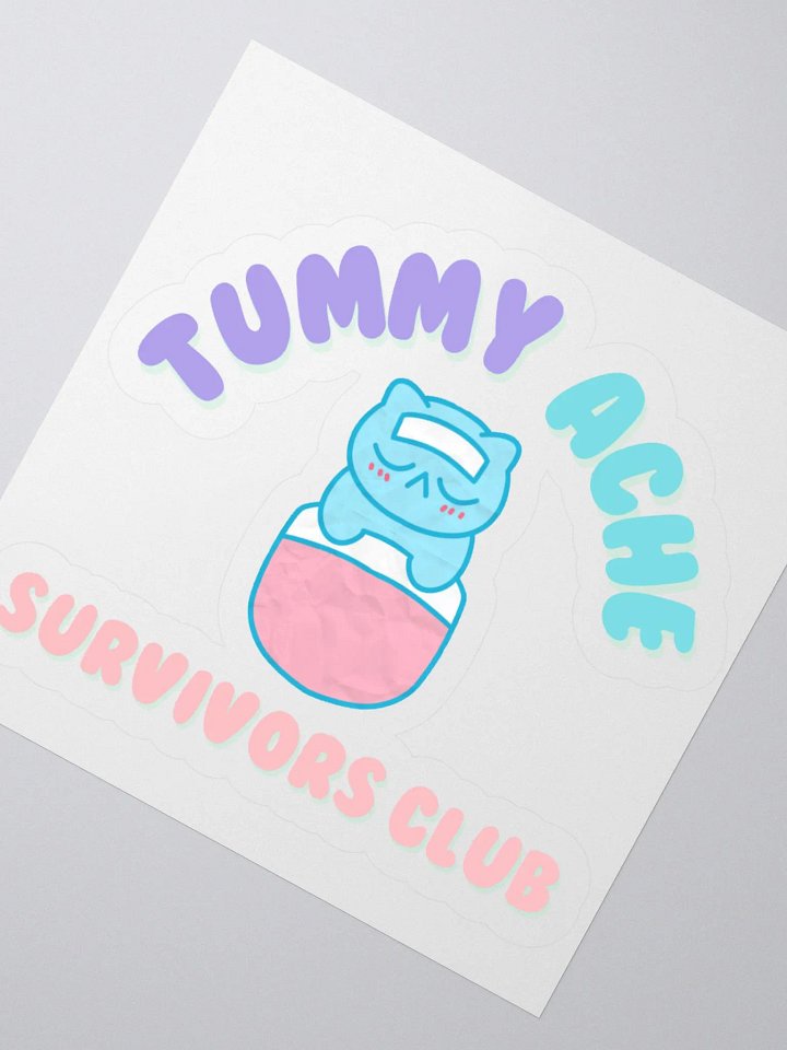 Tummy Ache Survivors Club Stickers product image (2)