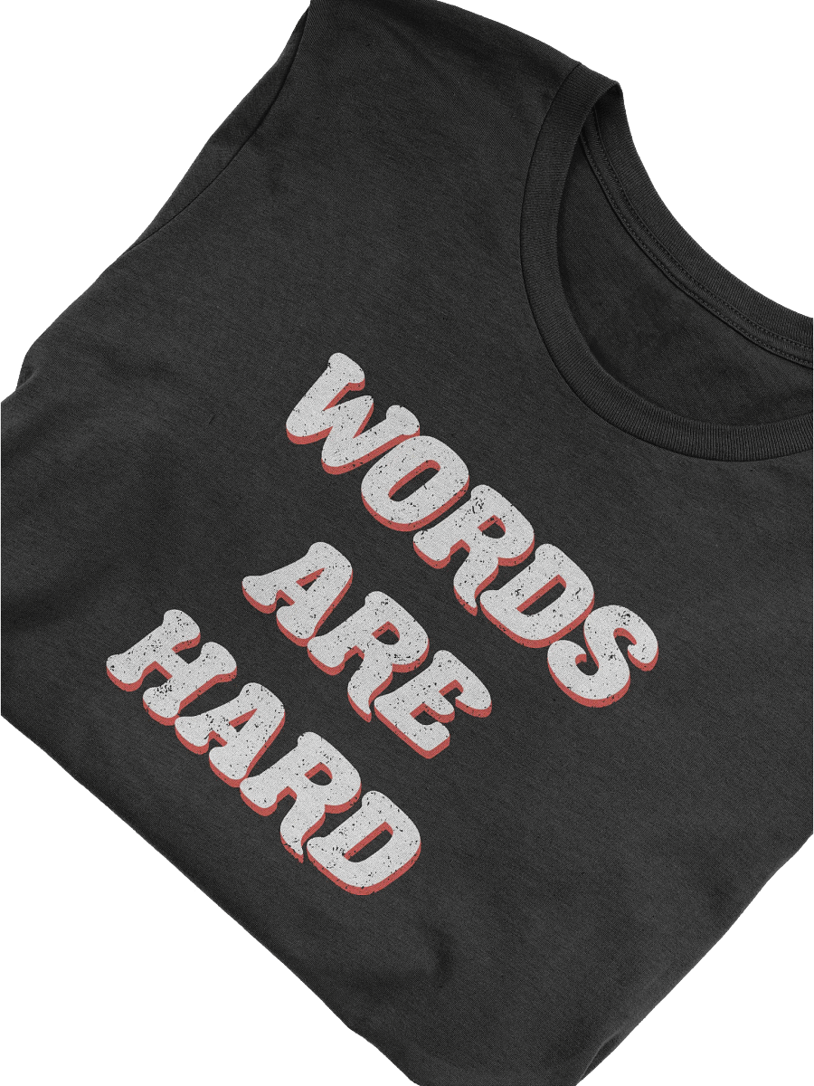 Retro Words Are Hard Tee product image (6)