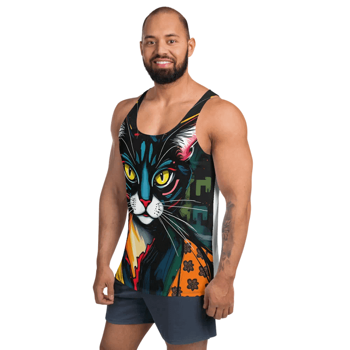 Vivid Whiskers All-Over Tank Top product image (2)