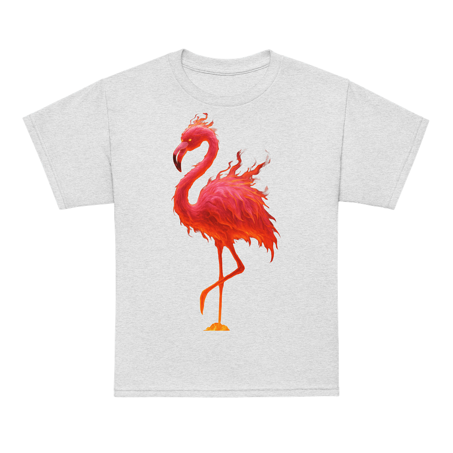 Flaming Flamingo Youth Shirt product image (72)