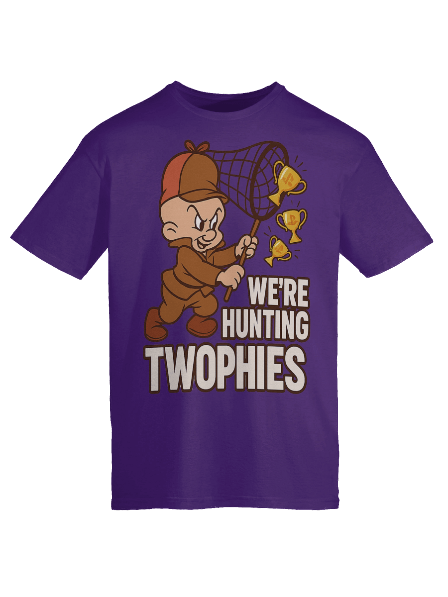 We’re Hunting Twophies – Funny Gamer Trophy Hunter T-Shirt product image (9)