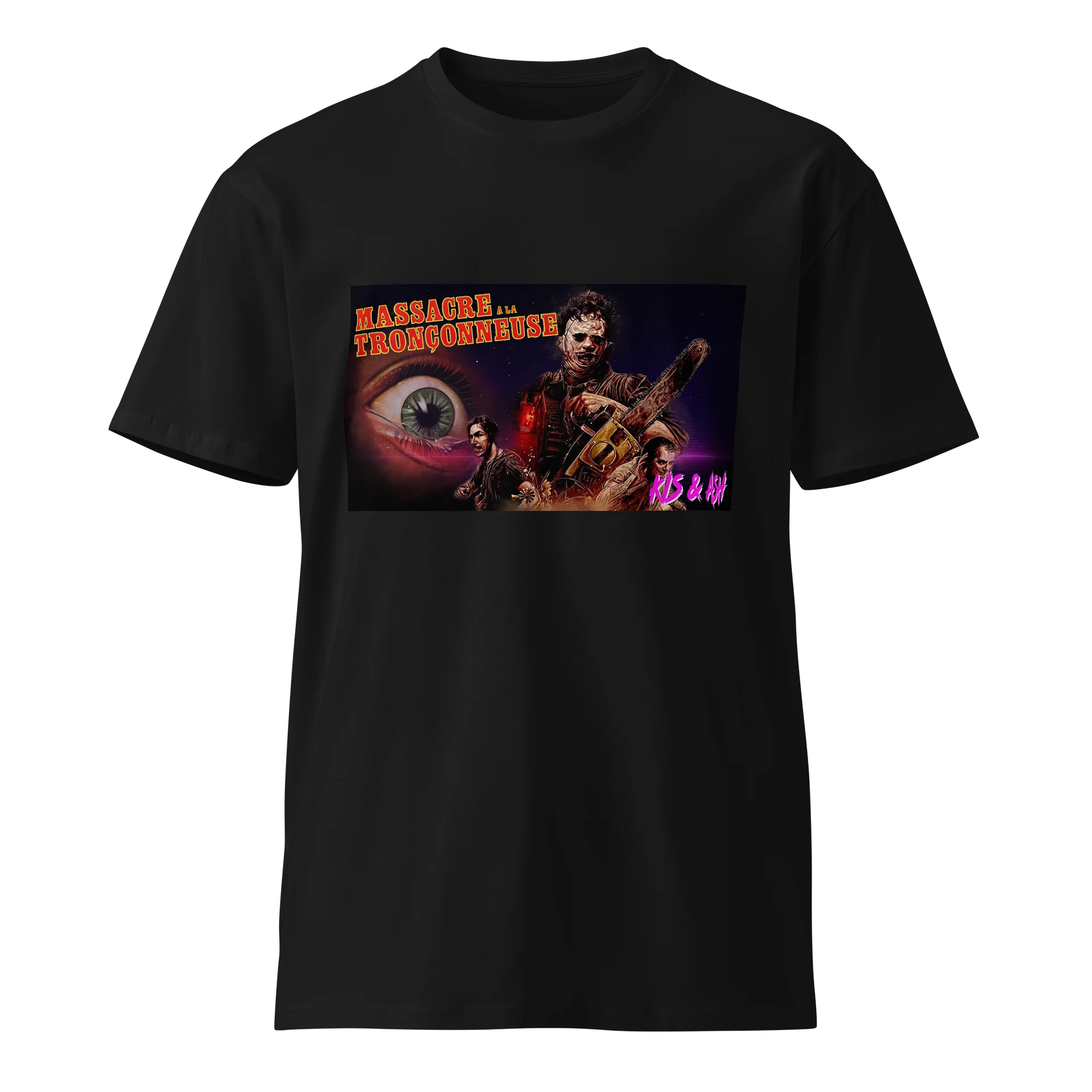 T-shirt Kis & Ash Massacre à la Tronconeuse product image (1)