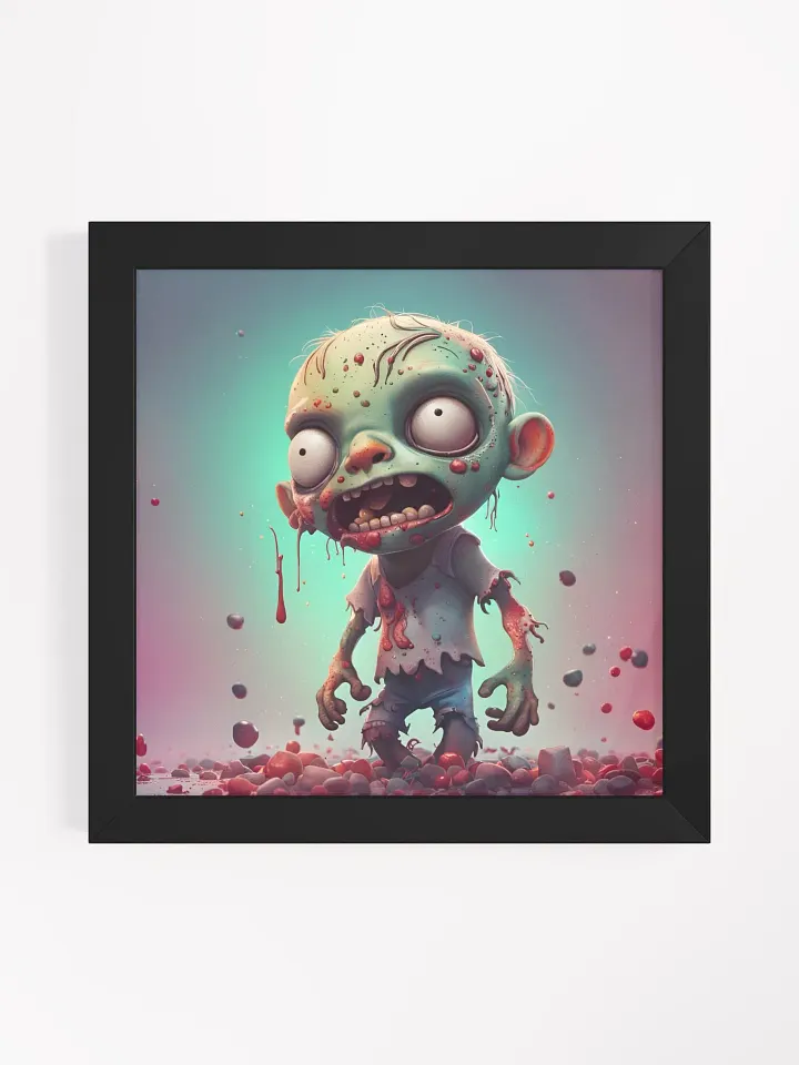 Framed Zombie Poster product image (3)