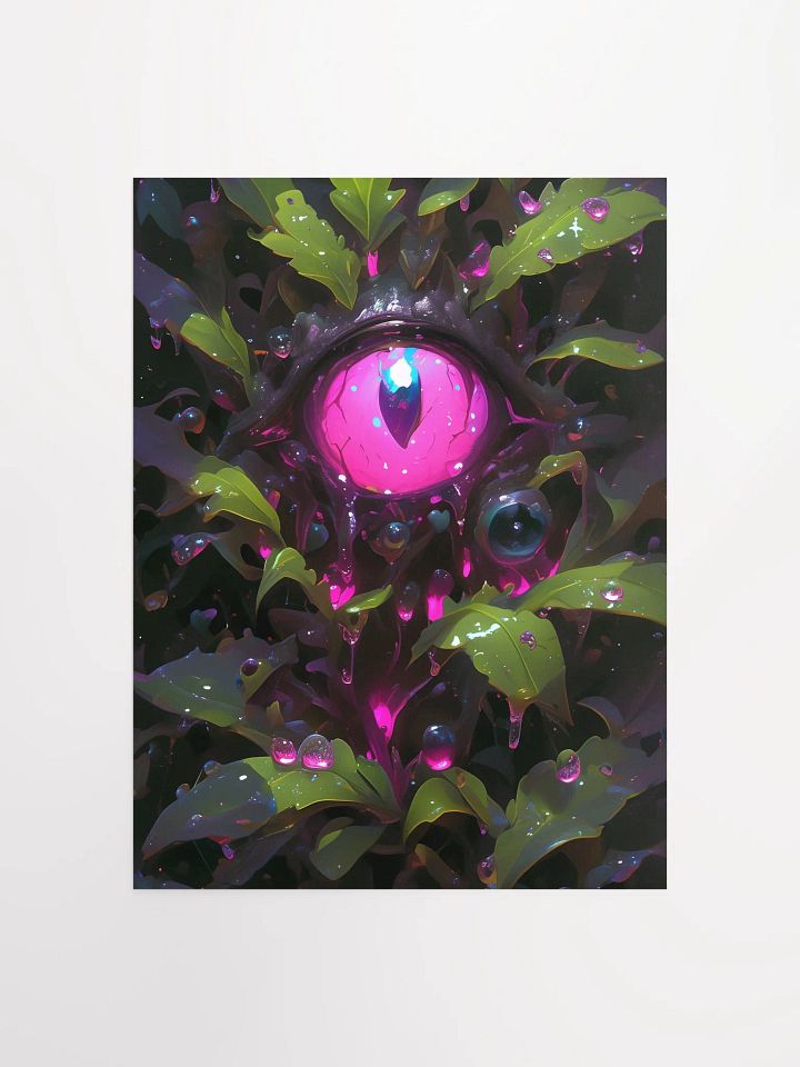 Mystical Flora Eyes Matte Poster product image (1)