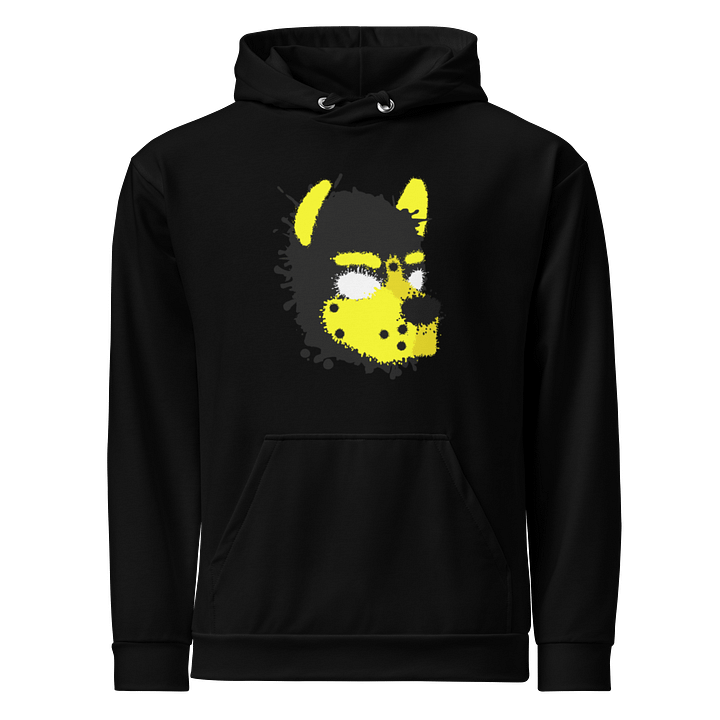 Pup Splatter Hoodie - Black / Yellow product image (1)