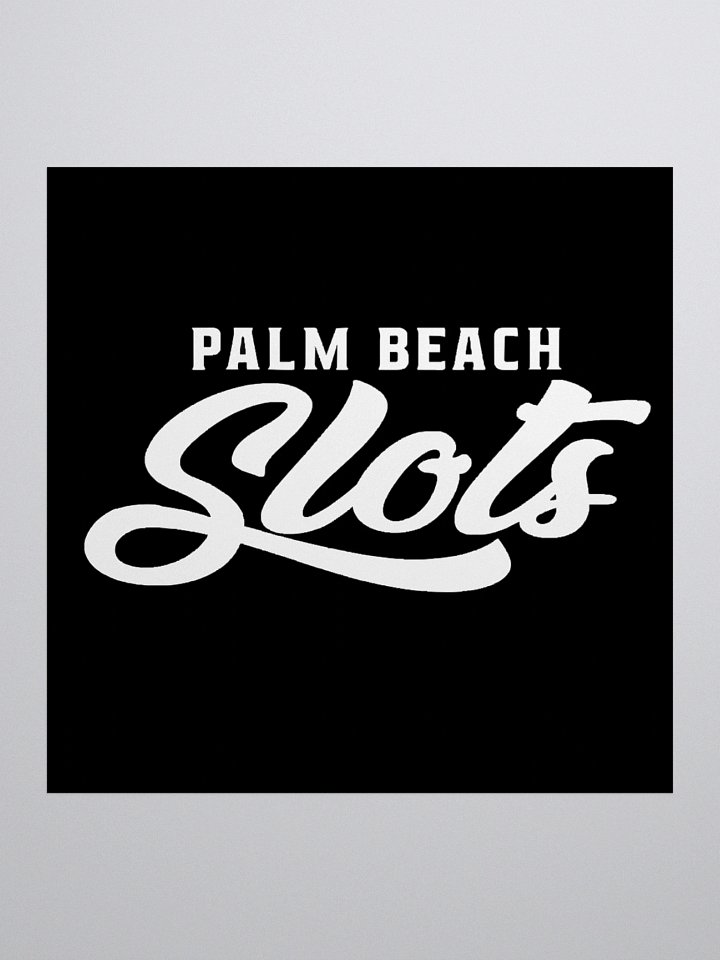 Palm Beach Slots Jackpot Vinyl Sticker product image (2)