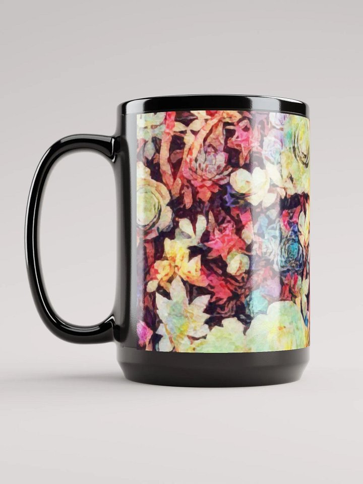 Abstract Graphic | Black Coffee Mug | Enchanting Succulent product image (1)