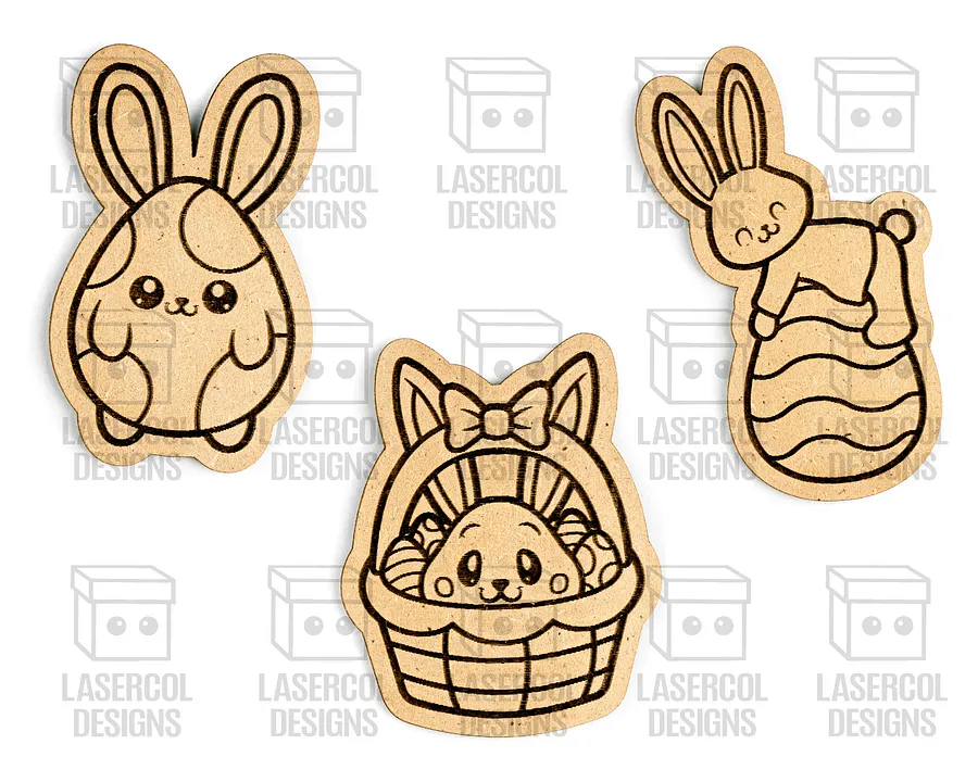 Easter Cutouts/Paint Kit Set 3 & Set 4 - Laser Cut Files product image (8)