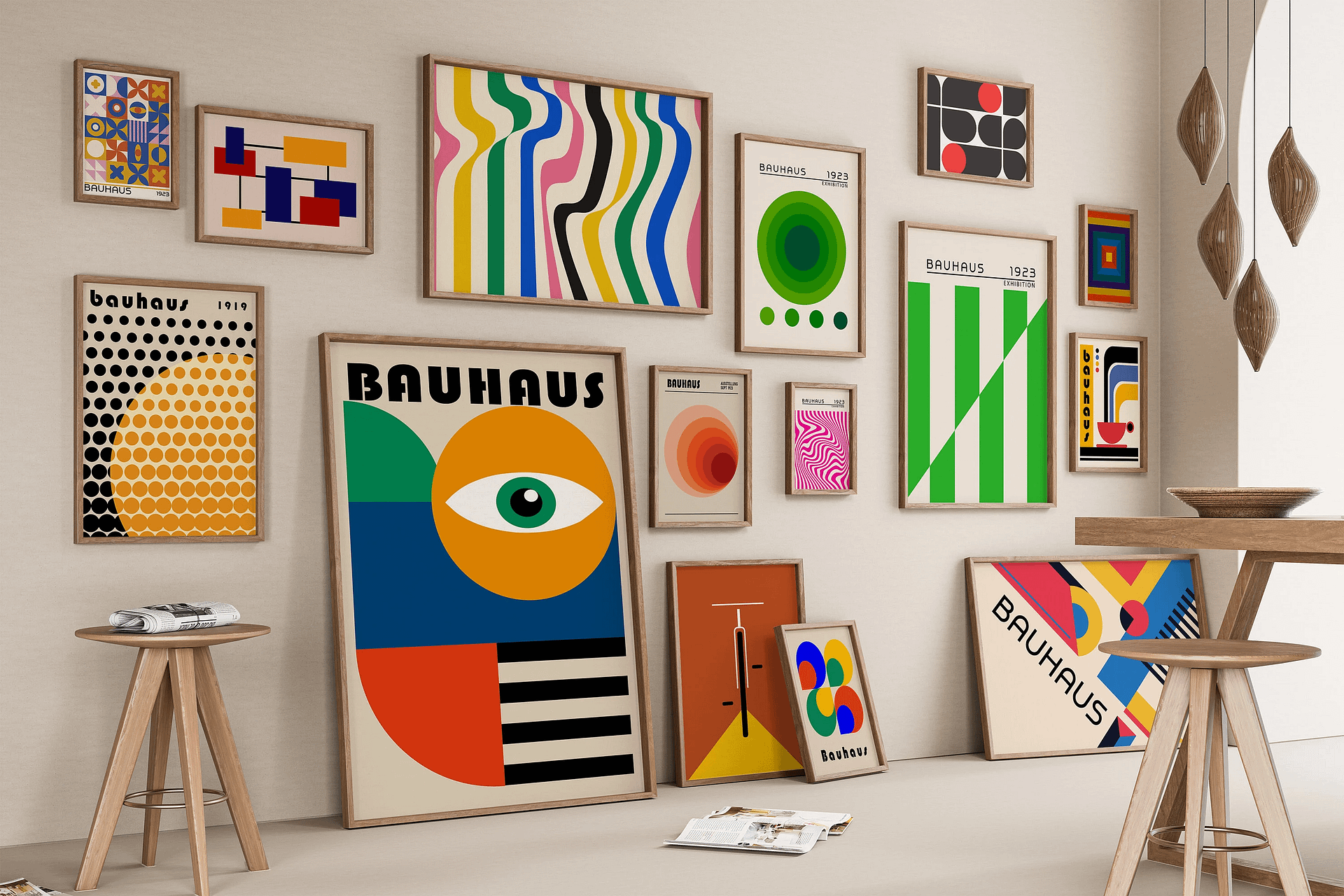 Bauhaus poster set of 1400+ premium printable wall art prints product image (2)