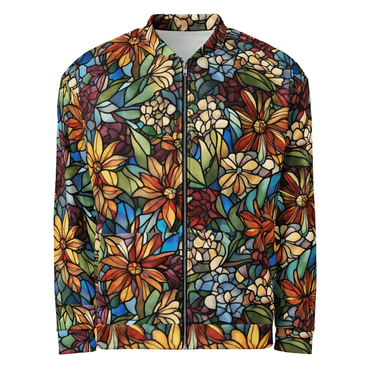 Phantasmagorical Floral Fiesta Bomber Jacket product image (1)
