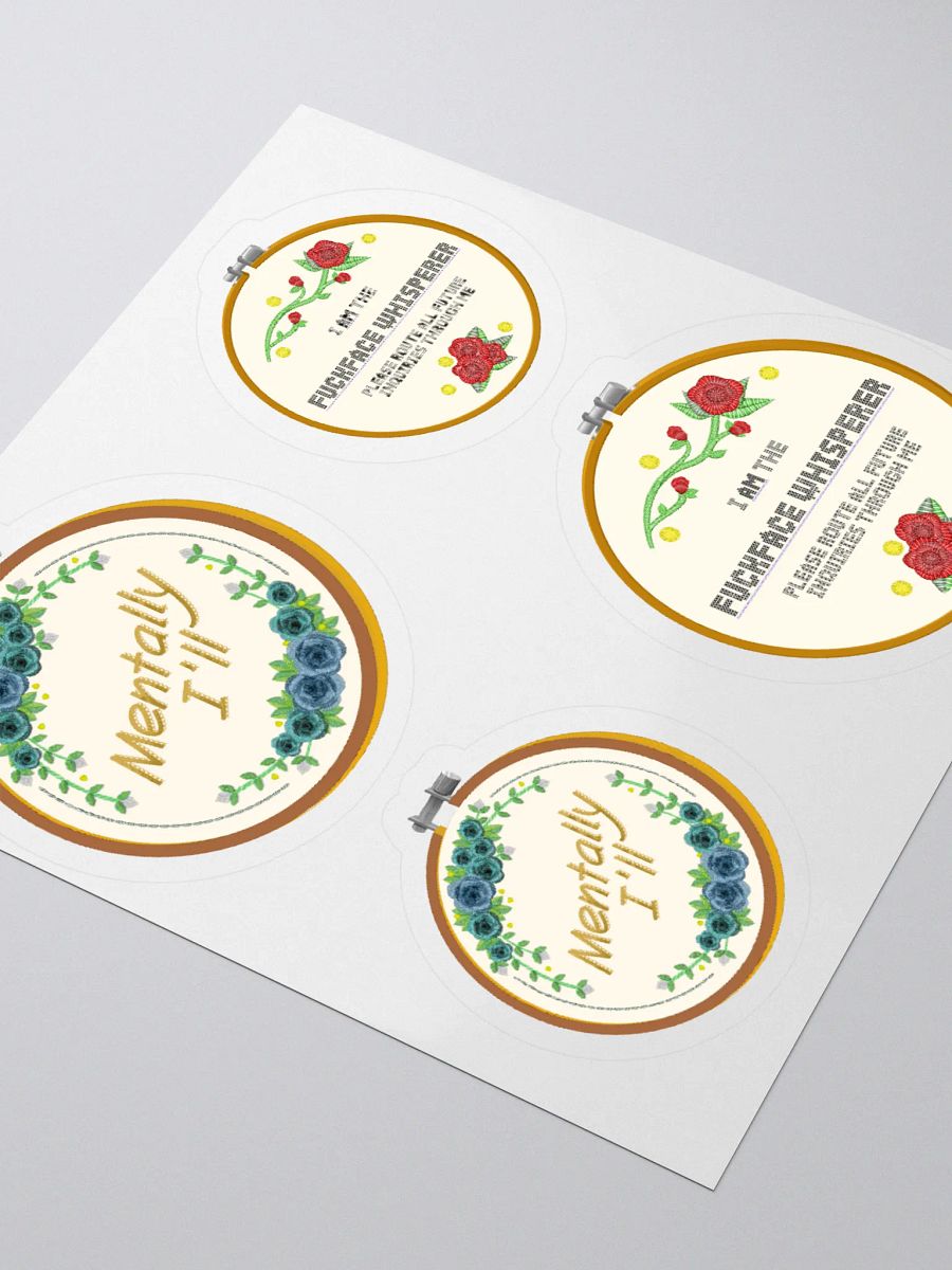The Beauty of Embroidery sticker product image (3)