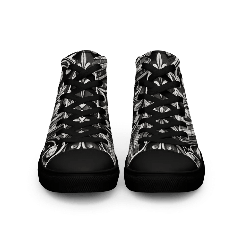 Floral X High Top Canvas Shoes product image (4)