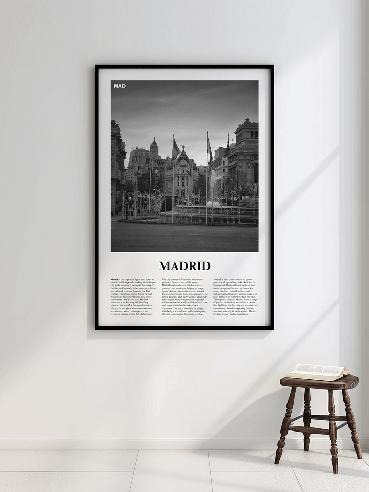 Madrid 03 Newspaper Poster product image (2)