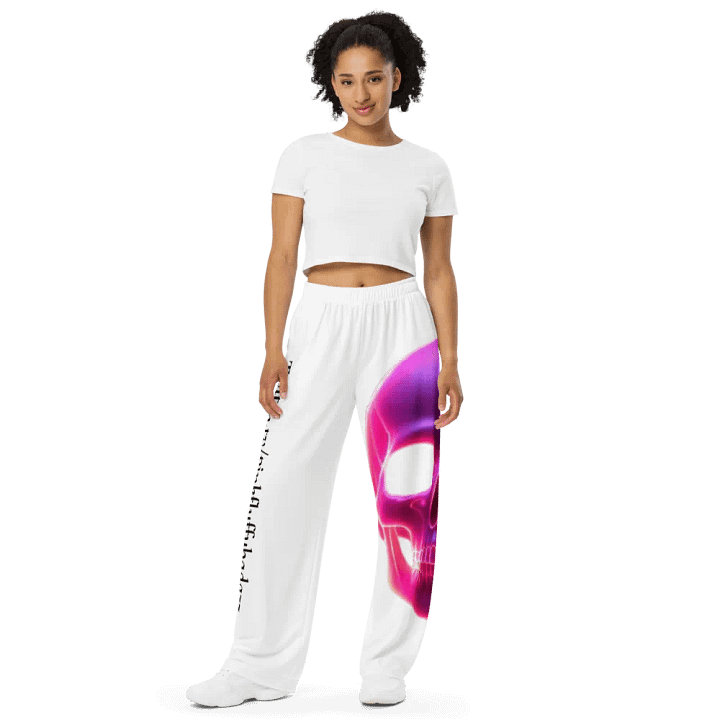 Skull Unisex Wide-Leg Pants product image (2)