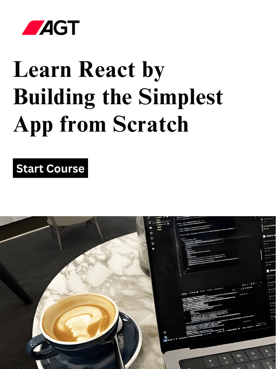 Learn React by Building the Simplest App from Scratch product image (1)