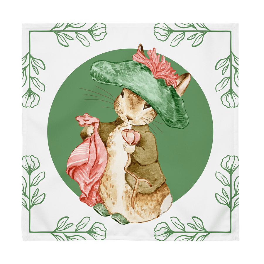 Whimsical Rabbit & Friends Cloth Napkin Set product image (4)