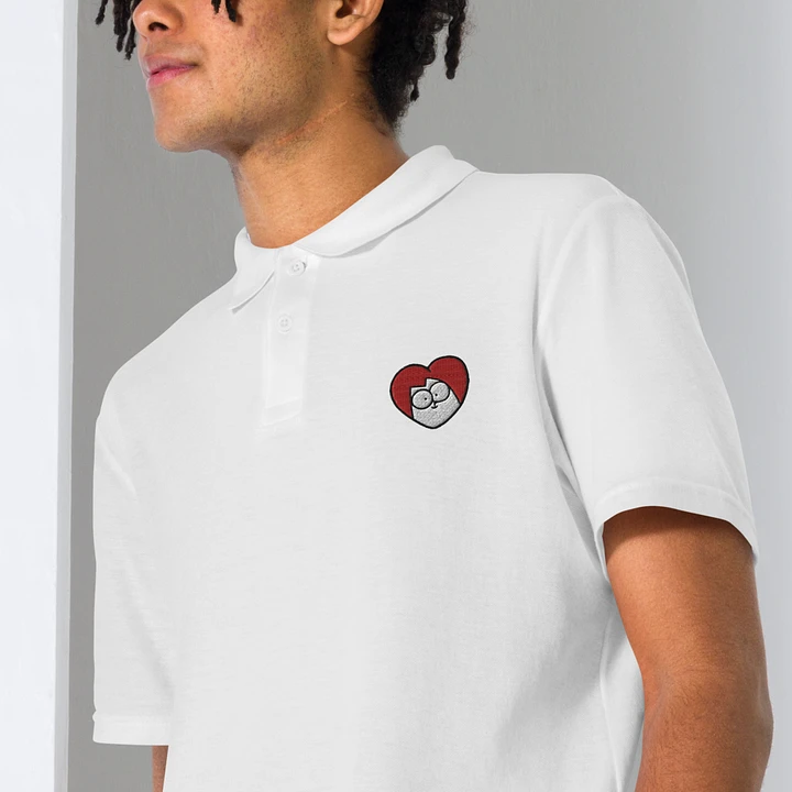 Embroidered Heart Polo Shirt product image (1)