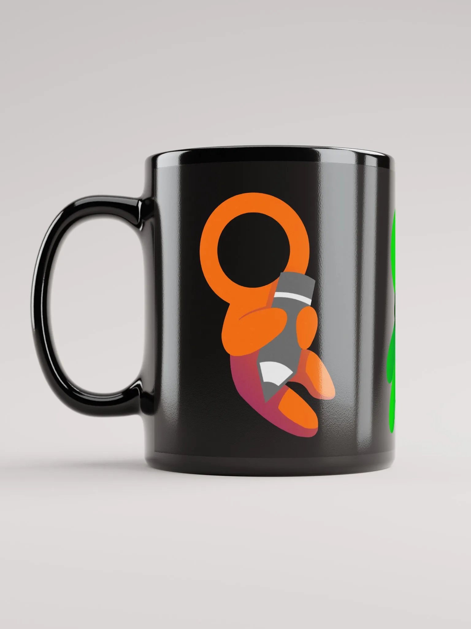 alan becker orange, green and purple mug product image (12)