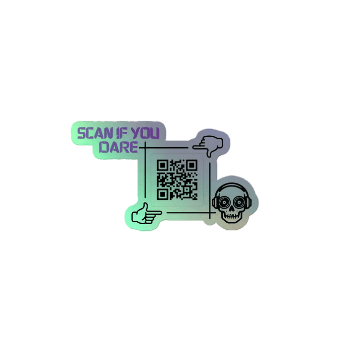 “Scan If You Dare” QR Code Sticker product image (2)