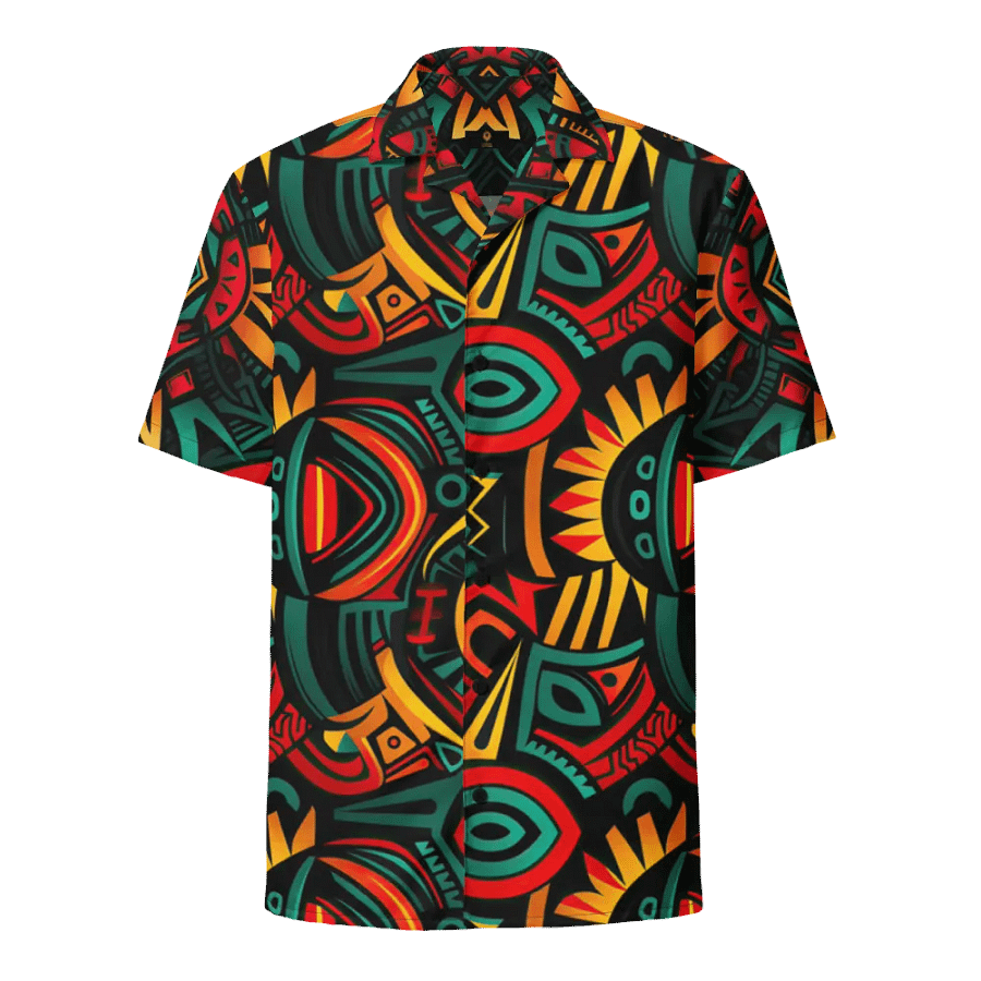 Cultural Canvas: African Black History Month Button-Down Shirt product image (1)