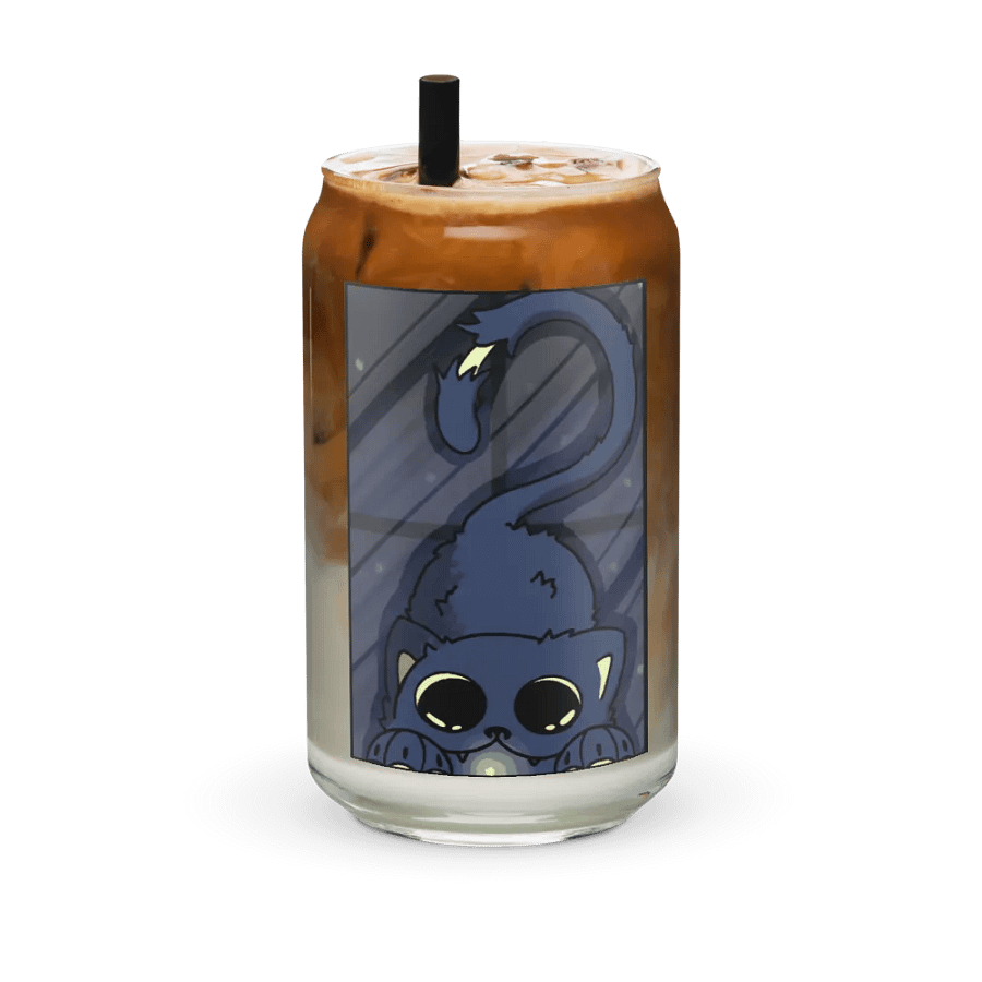 Whimsical Cat-Inspired Can-Shaped Glass product image (36)