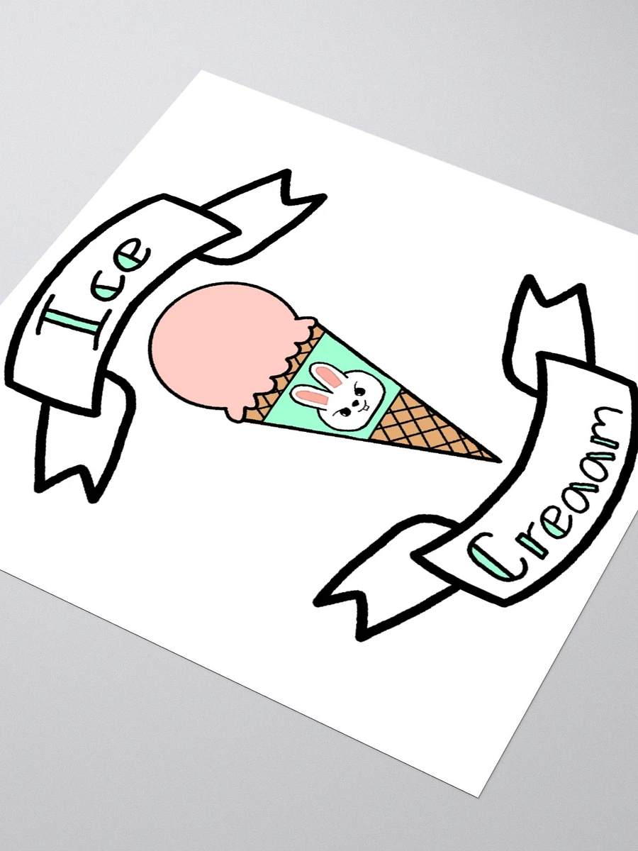 Ice cream Large sticker product image (3)