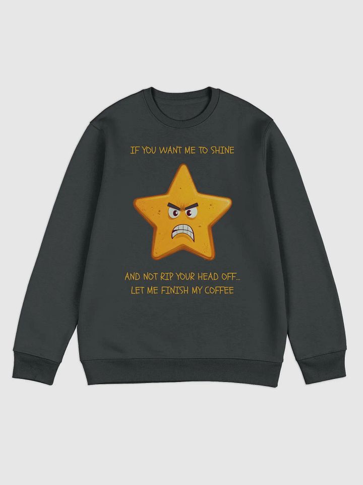 Angry Star Coffee Lover classic Sweatshirt product image (1)
