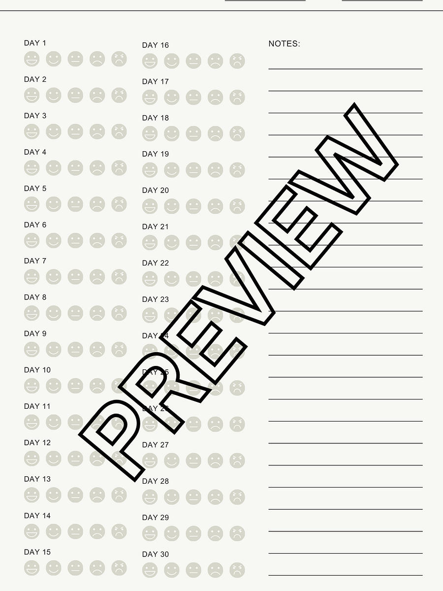 Monthly Mood Tracker product image (1)