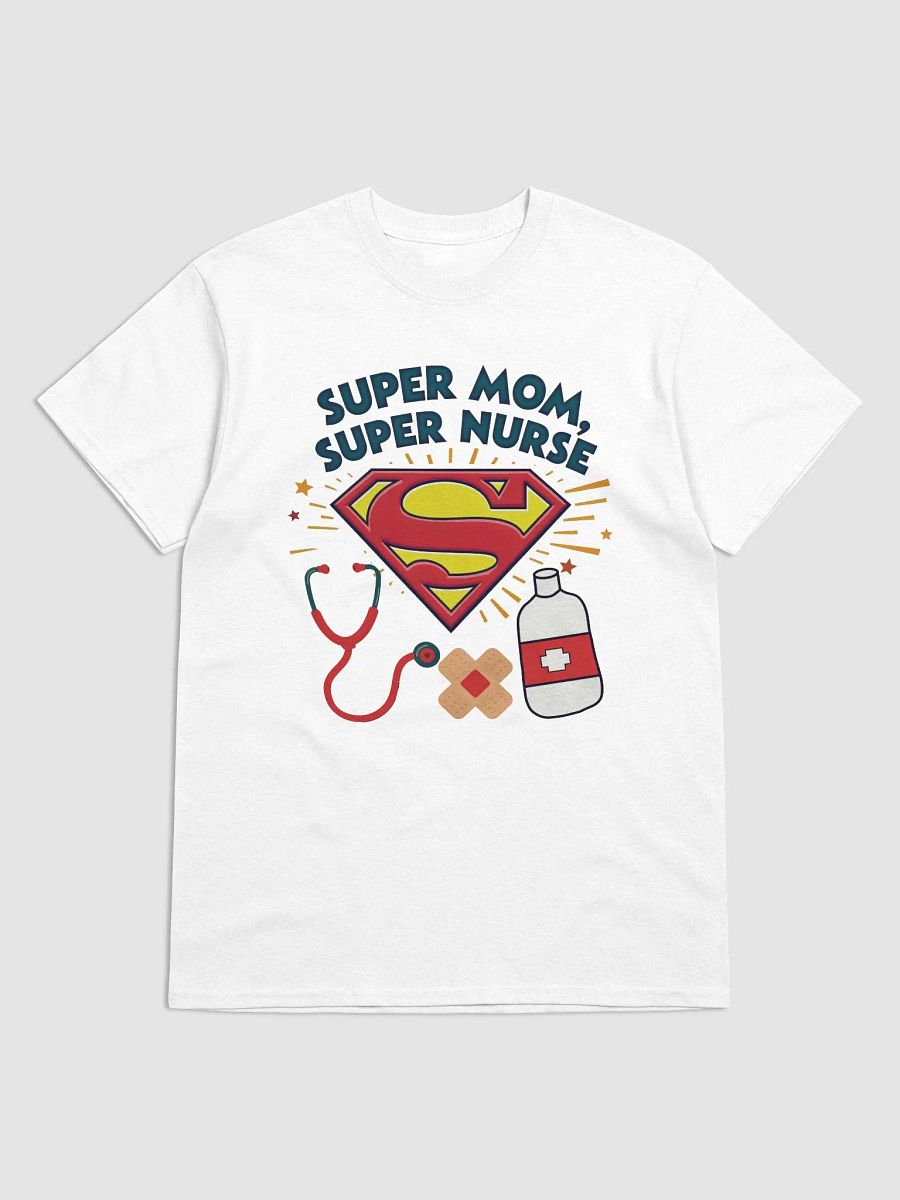 Super Mom, Super Nurse Emblem T-Shirt product image (5)