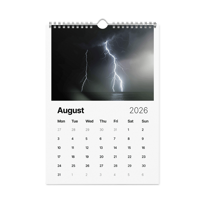 CALENDRIER 2026 ( EN / US ) product image (2)