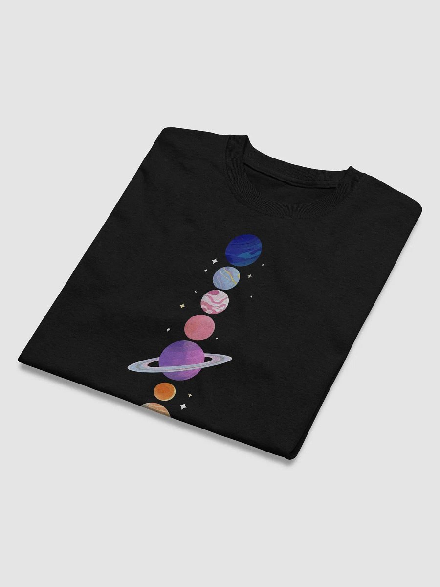 Celestial Harmony Stylized Planets T-Shirt product image (3)