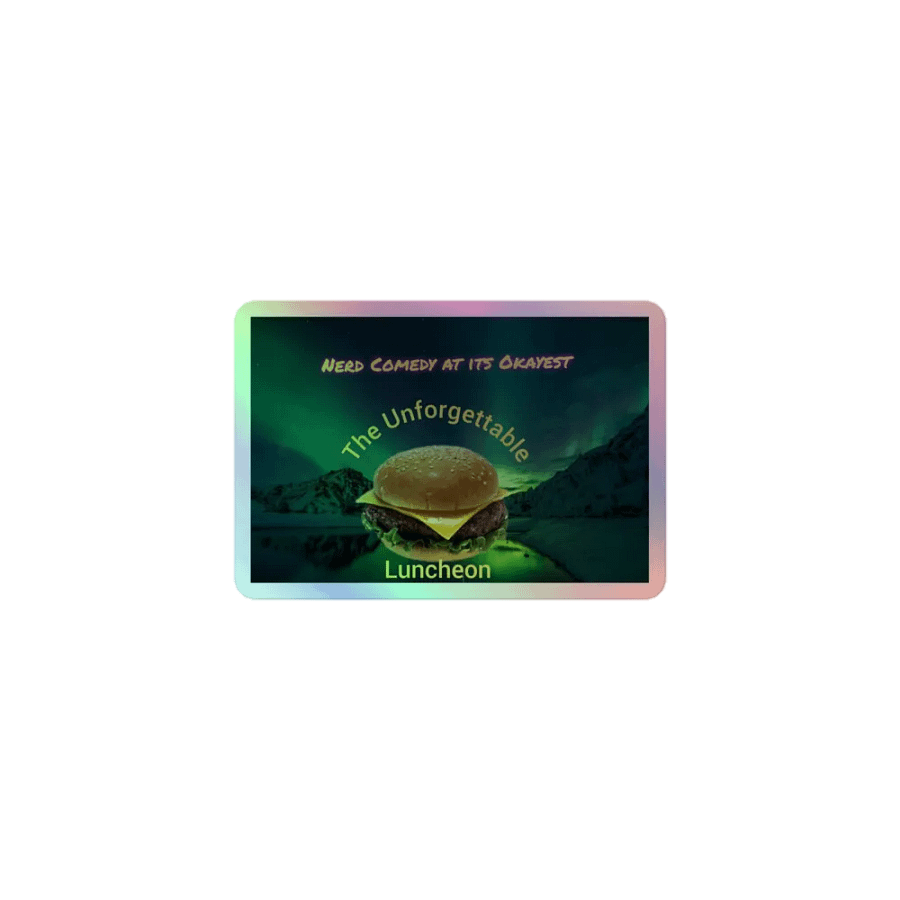 Unforgettable Luncheon Holographic Sticker product image (1)