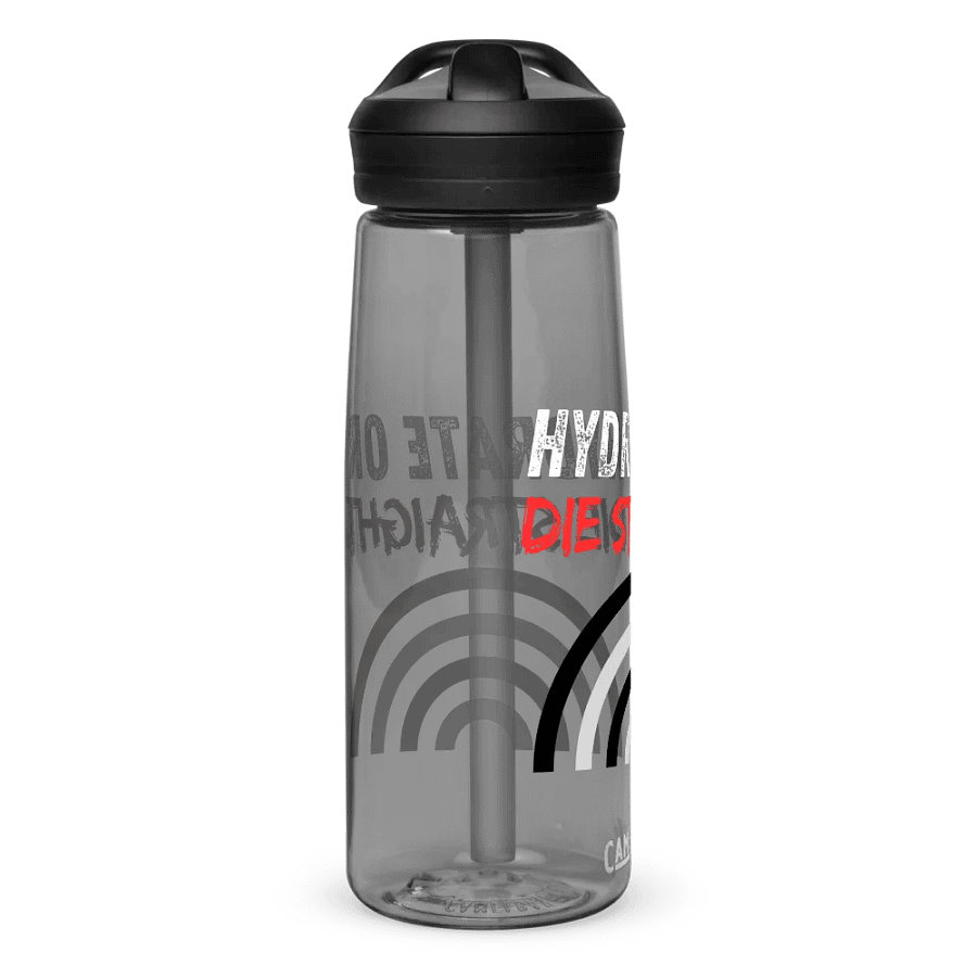 Hydrate or Die Straight Sports Water Bottle product image (2)