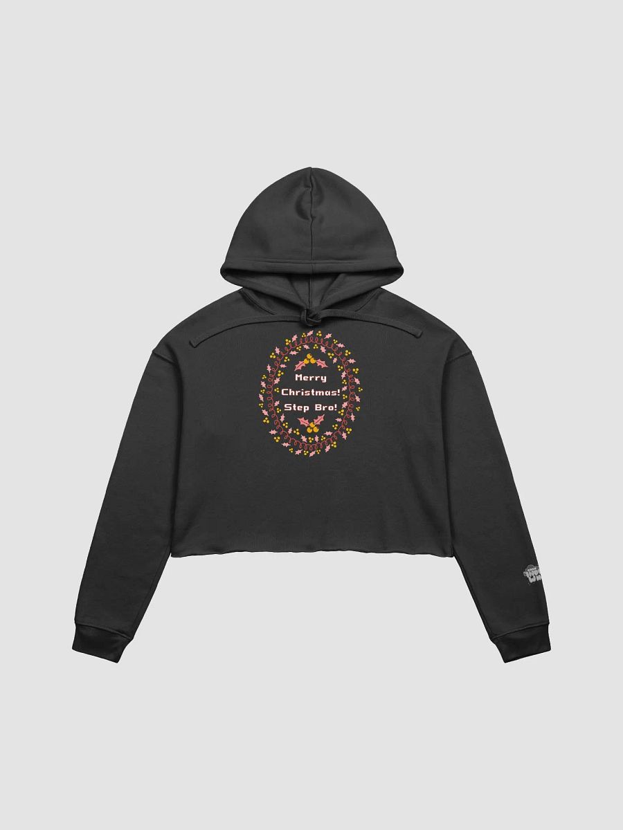 Step Bro Christmas Cropped Hoodie - Pink product image (4)