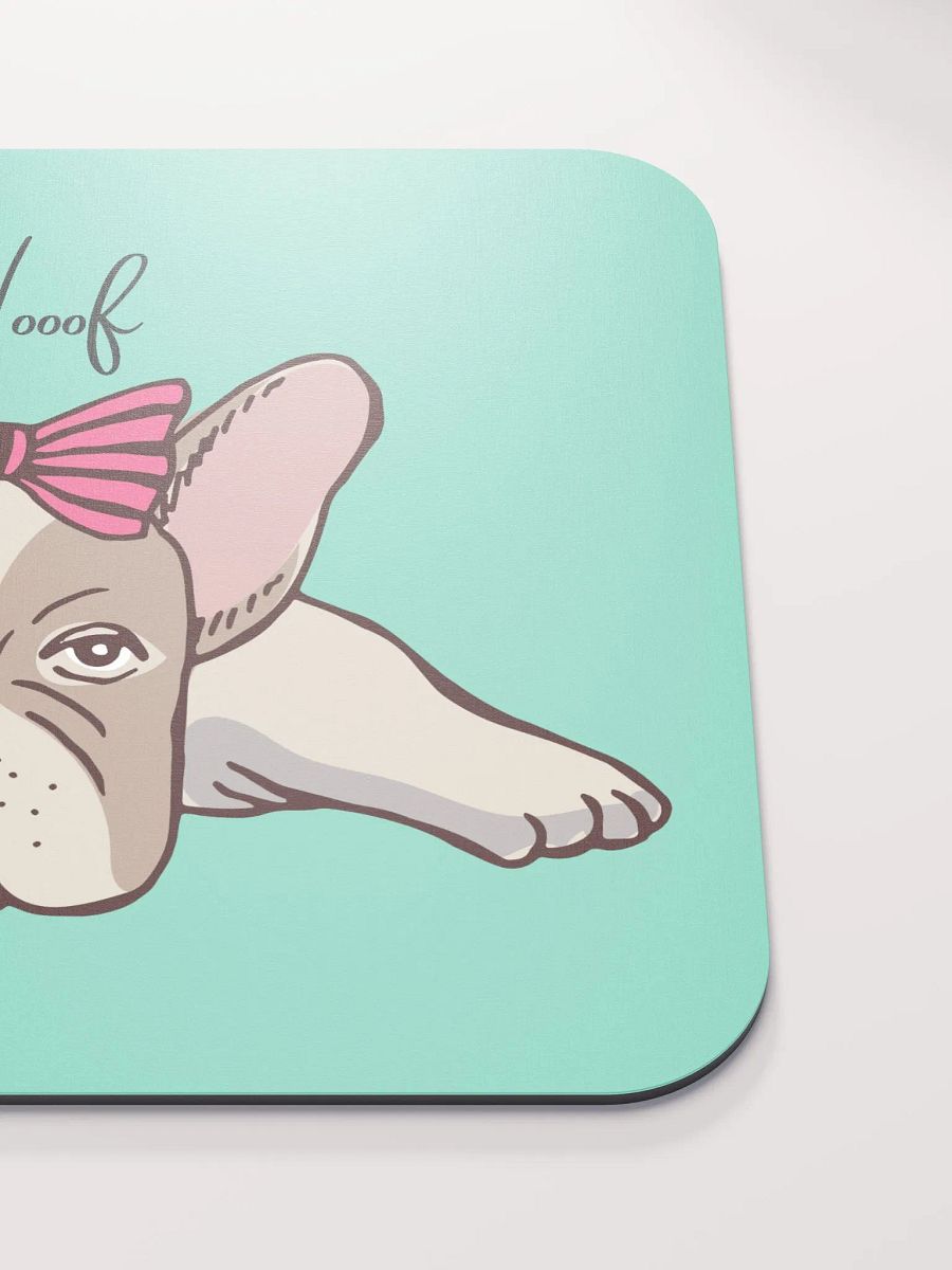 Girly French Bulldog Mouse Pad product image (6)
