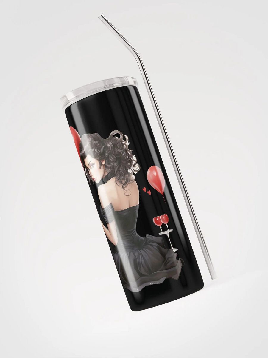 Vintage Valentine Woman Stainless Steel Tumbler: A Timeless Love Gift! product image (3)