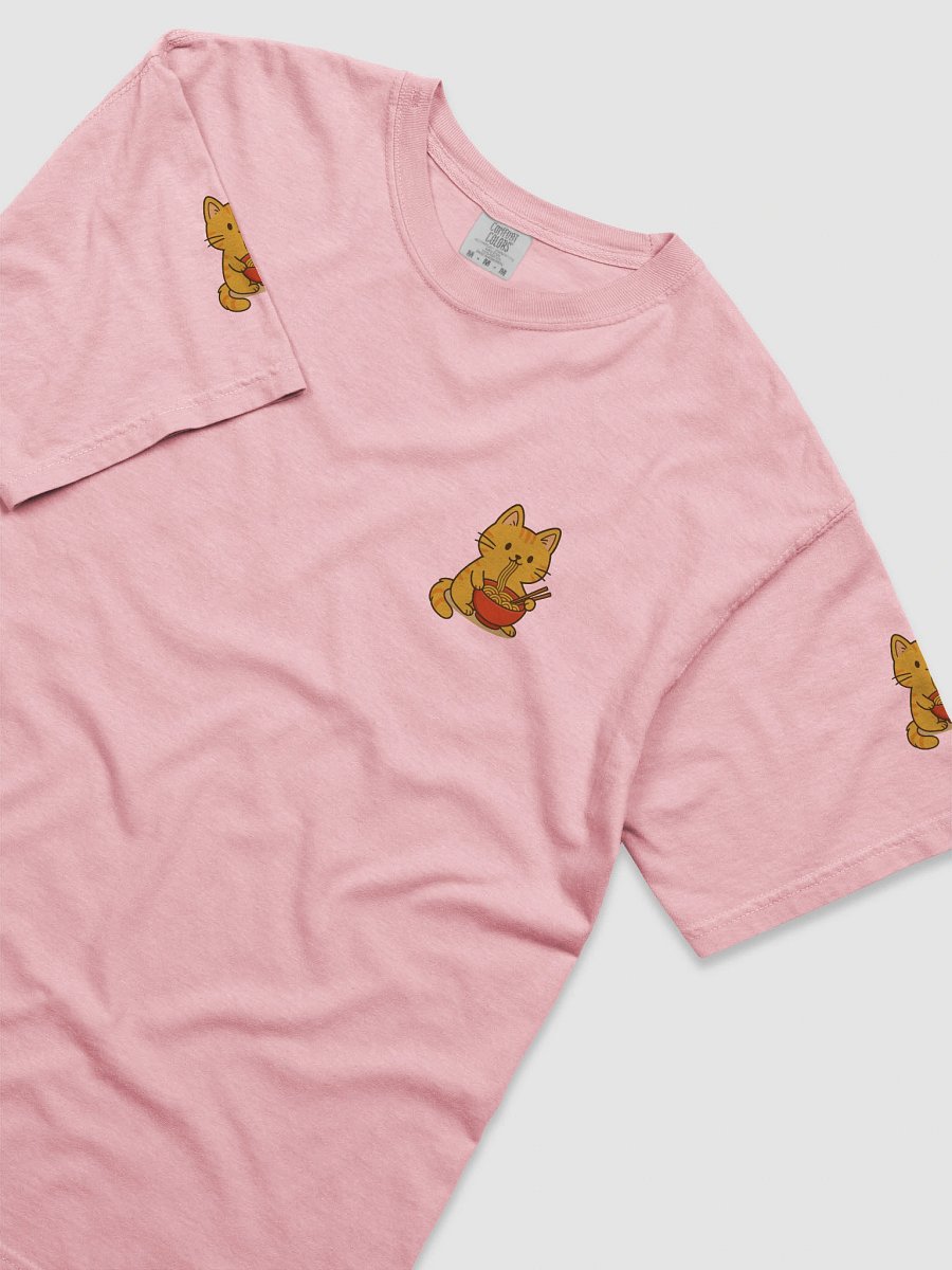 Noodle-Loving Feline Trio T-Shirt product image (1)