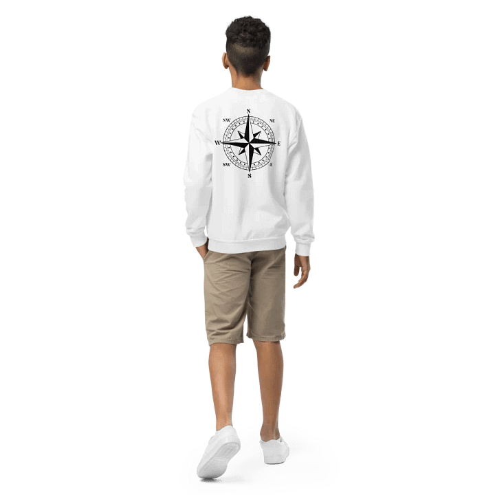Navigate Youth Compass Rose Sweatshirt product image (2)