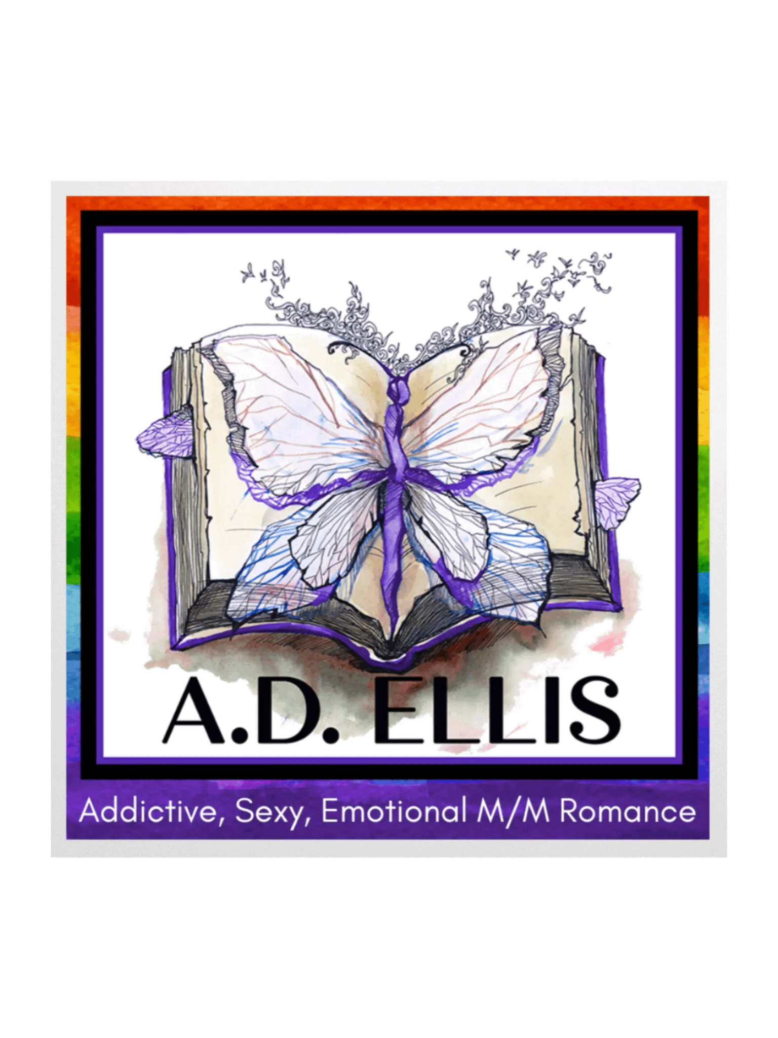 A.D. Ellis Kiss Cut Sticker product image (1)