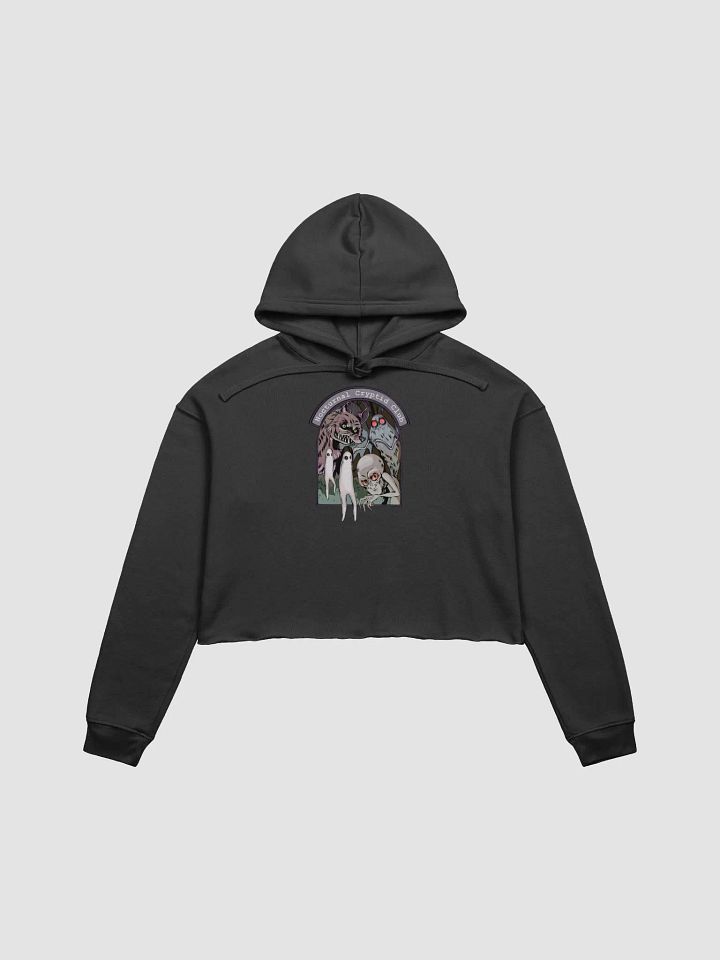 Nocturnal Cryptids Club Crop Hoodie product image (1)