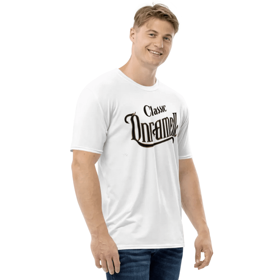 Vintage Elegance: Classic Drammelle All-Over T-Shirt product image (4)