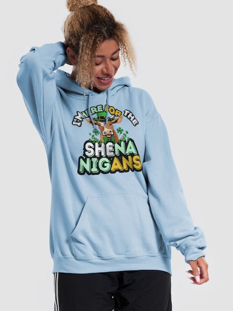 Saint Patricks Day Cow Hoodie product image (1)