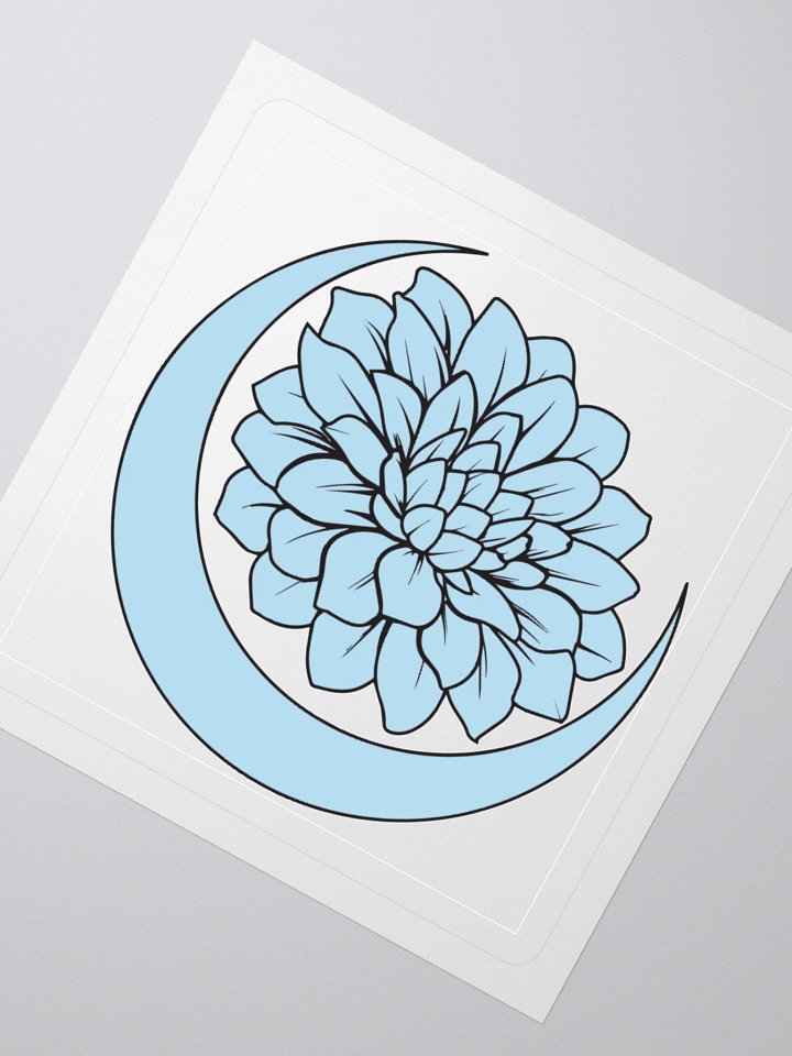 Moondahilia Logo Sticker Moonrise Blue product image (2)