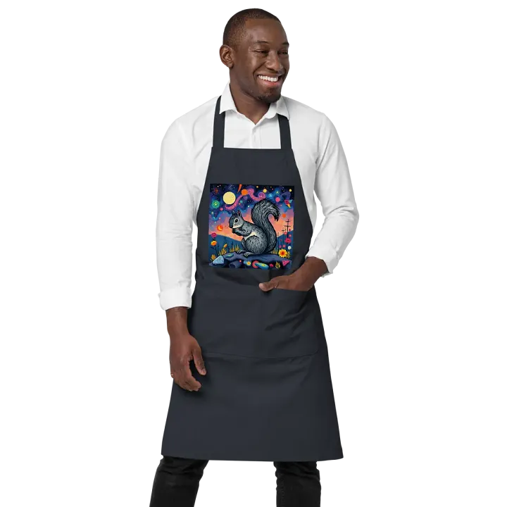 Cosmic Whimsy Squirrel Apron product image (1)