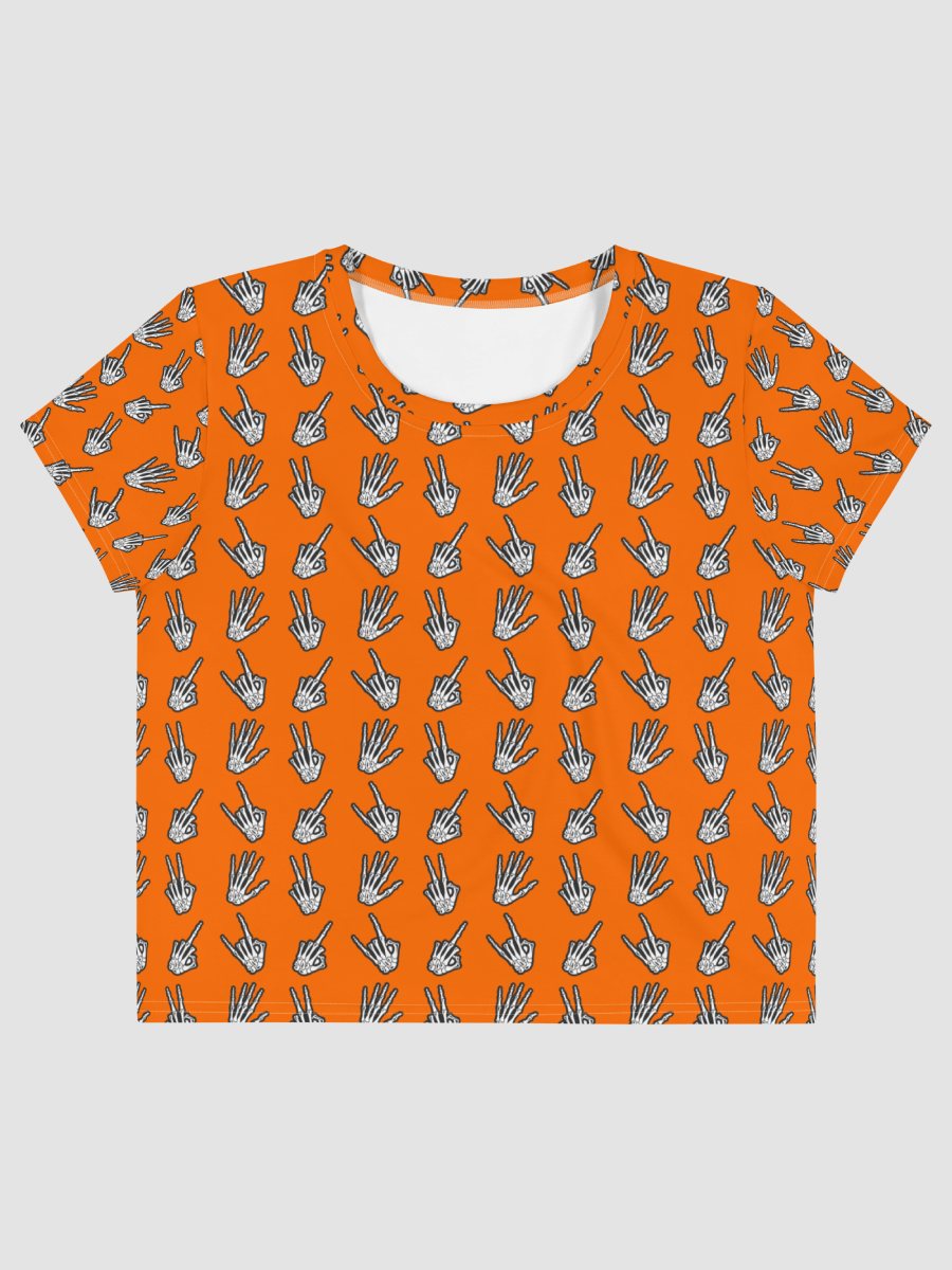 Bone Zone pattern crop tee product image (2)