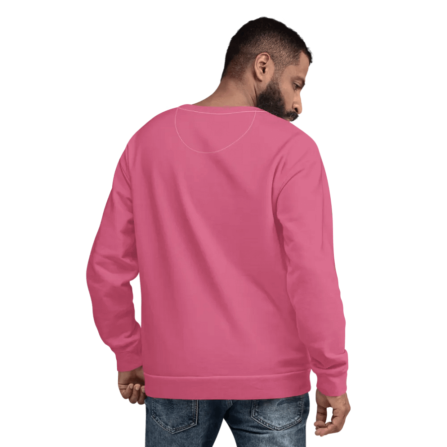 Plain Rosy Blush Pink Soft Summer Unisex Recycled Polyester Heavyweight Premium Sweatshirt by Treasure Pie product image (9)